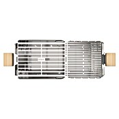 Knister Holzkohlegrill Premium (Grillfläche (B x T): 52 x 22 cm, Silbergrau) | BAUHAUS