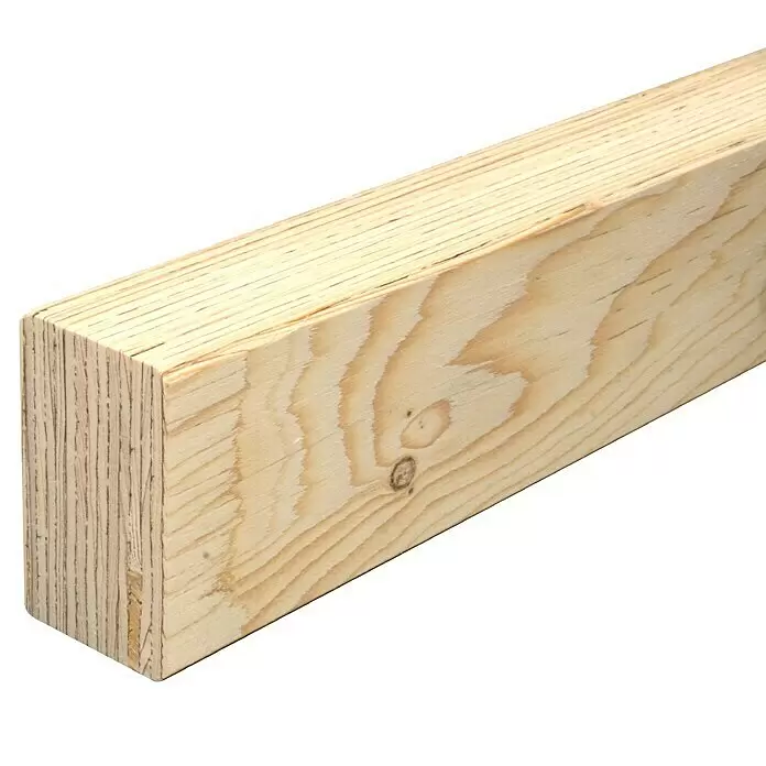 Rahmenholz WoodPro -  - Helles Holzbrett mit sichtbarer Maserung und einem Ast.