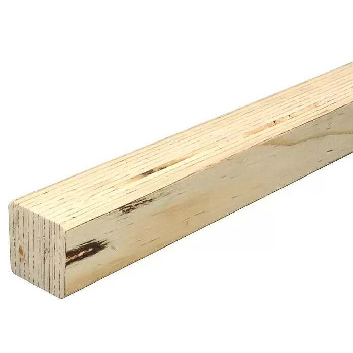 Rahmenholz WoodPro -  - Rechteckiger Balken aus hellem Naturholz mit deutlicher Holzmaserung.
