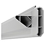 Schellenberg Winkelendleiste (49 mm x 150 cm x 67 mm, Geeignet für: Rollladen-Maxi-Systeme, Grau)