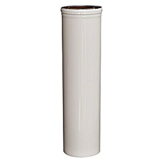 Practic Tubo de extracción coaxial (Ø x L: 110 mm x 100 cm, Blanco)