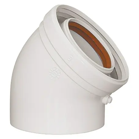 Practic  Codo para tubos coaxial
