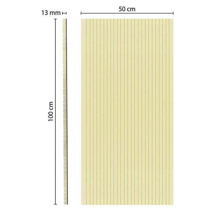 Schellenberg Rollladenkasten-Dämmmatte (L x B x H: 100 cm x 50 cm x 13 mm, 2-tlg., Geeignet für: Große Rollladenkästen)