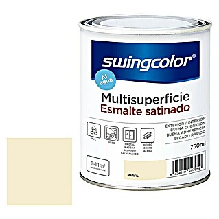 swingcolor Esmalte de color Multisuperficie (Marfil, 750 ml, Satinado)