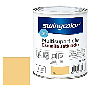swingcolor Esmalte de color Multisuperficie (Miel, 750 ml, Satinado)