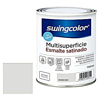 swingcolor Esmalte de color Multisuperficie (Blanco hielo, 750 ml, Satinado)