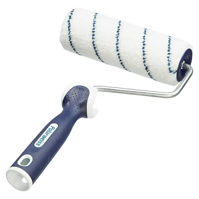 SCHÖNER WOHNEN-Farbe Profi-Farbroller Polarweiß - Breite Walze: 18 cm, Bügelstärke: 8 mm - Farbtöne präzise auftragen: Der Polarweiss Farbroller für ein gleichmäßiges und professionelles Ergebnis auf allen Oberflächen.