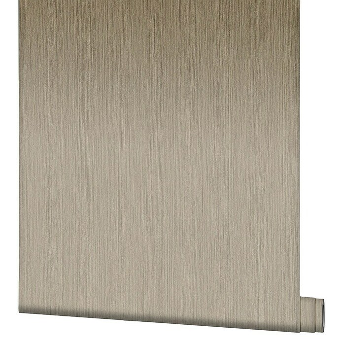 Marburg Modernista Vliestapete (Schlamm, Uni, 10,05 x 0,53 m) | BAUHAUS