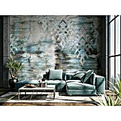 Marburg Smart Art Gallery Fototapete Shabby Chic (B x H: 2,65 x 3,4 m, Vlies, Version I - Blau-Grau) | BAUHAUS