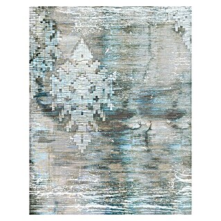 Marburg Smart Art Gallery Fototapete Shabby Chic (B x H: 2,65 x 3,4 m, Vlies, Version II - Blau-Grau)