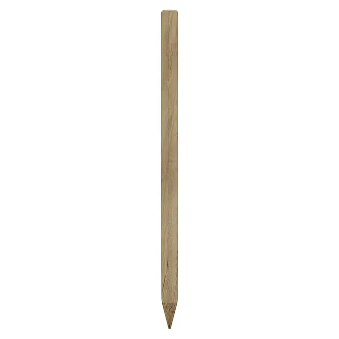 T & J Pfosten - 8 x 8 x 150 cm, Passend für: Jäger- und Staketenzaun, Braun - Nahaufnahme einer Holzbodenfliese in warmen, natürlichen Farbtönen mit einer dezenten Maserung, die eine gemütliche Atmosphäre schafft.