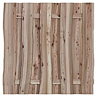 T & J Sichtschutzelement Jütland (B x H: 180 x 180 cm, Natur, Holz)