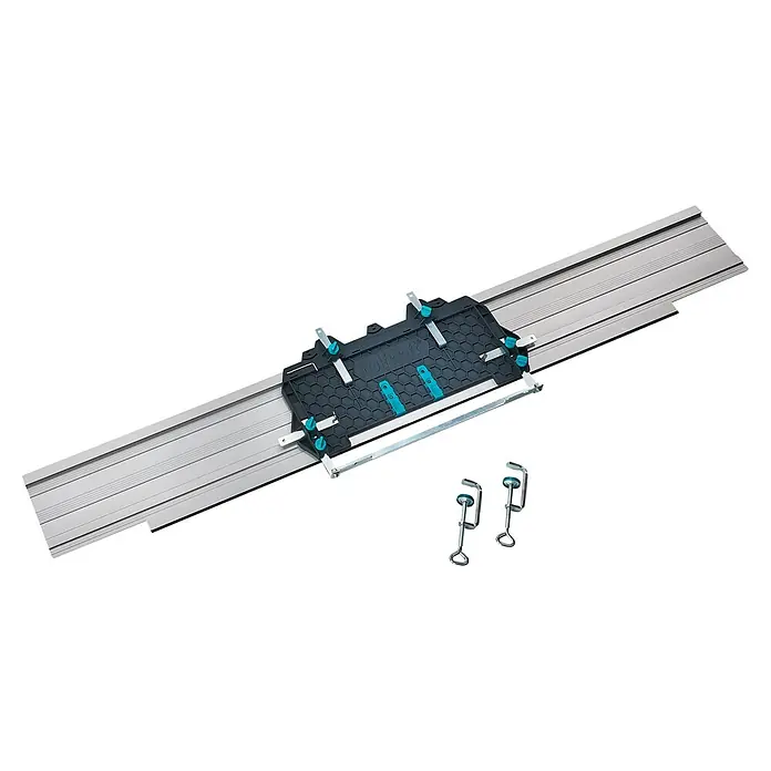 Wolfcraft Führungsschiene FKS 145 - L x B x H: 145 cm x 19 cm x 1,2 mm, Aluminium - Wolfcraft Führungsschiene mit dem dazugehörigen Zubehör, um präzise Schnitte bei verschiedenen Holzprojekten zu erzielen.