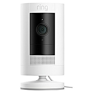 Ring Kamera Stick Up Cam Plug-In (Netzbetrieben, 1.080 Pixel (Full HD), Weiß)