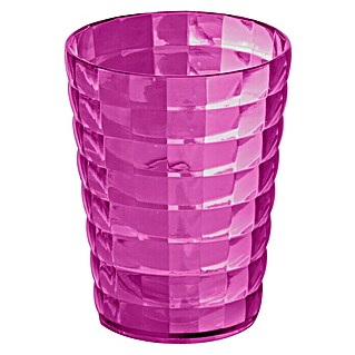Diaqua Mundspülbecher Glady (Ø x H: 8,5 x 11 cm, Kunststoff, Pink/Transparent)