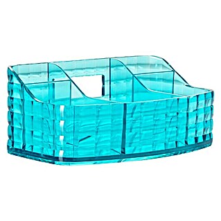 Diaqua Ablagebox Glady (L x B x H: 18,5 x 10,5 x 7,5 cm, Kunststoff, Türkis-Transparent)