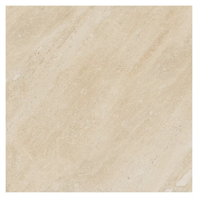 Feinsteinzeugfliese Breccia Diano - 80 x 80 cm, Beige, Glänzend - Beige Marmorfliese mit subtilen Mustern und natürlicher Textur für stilvolle Innenräume.