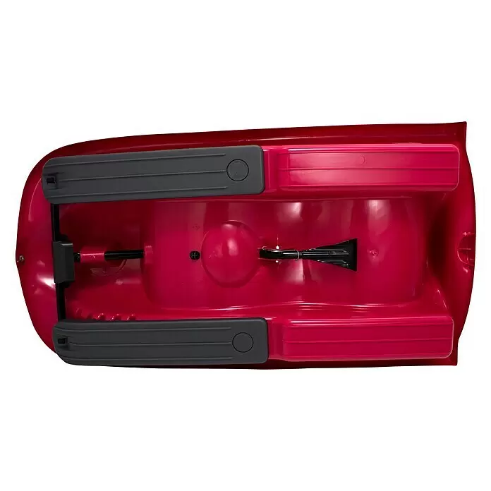 KHW Schlitten Snow Flyer - L x B: 100 x 52 cm, Belastbarkeit: 85 kg, Kunststoff, Pink - Ansicht von unten
