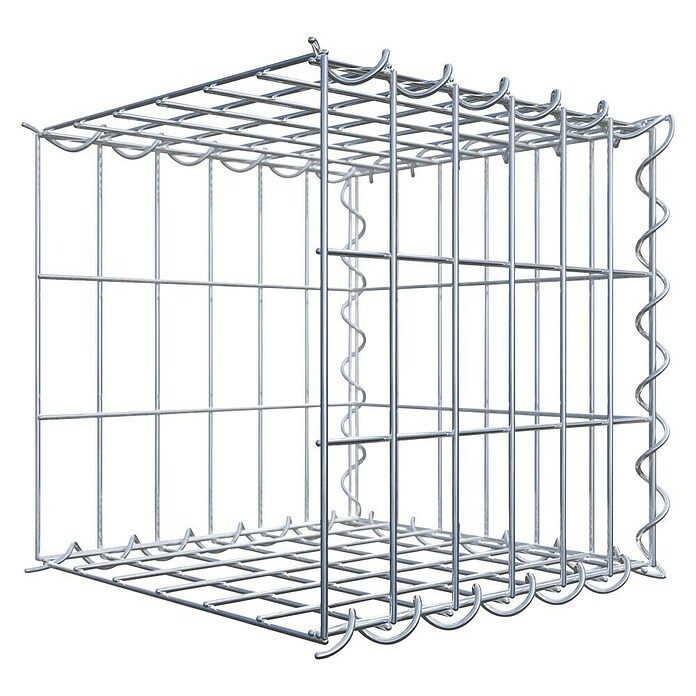 Gabiona Gabione Typ 2 (Zum Anbau in der Länge, 30 x 30 x 30 cm, Stahl, Maschenbreite: 50 mm, Maschenhöhe: 100 mm, Spirale) | BAUHAUS