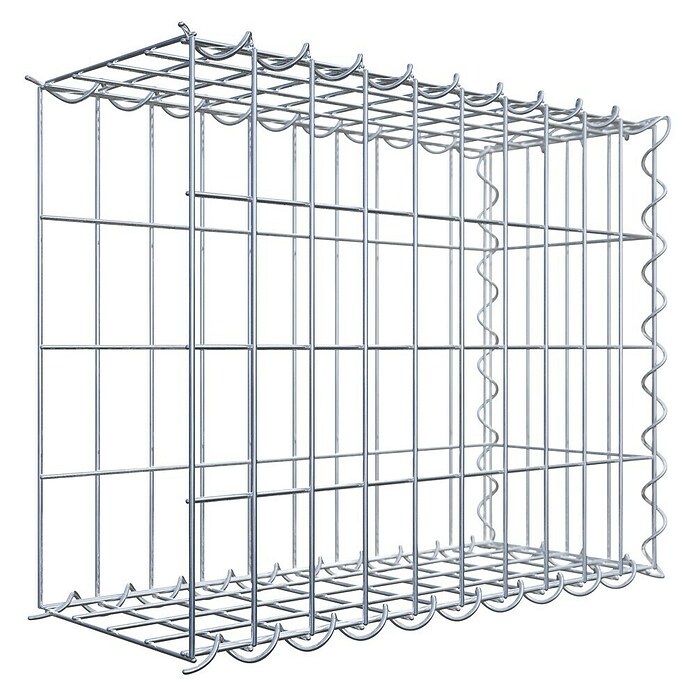 Gabiona Gabione Typ 2 (Zum Anbau in der Länge, 50 x 20 x 40 cm, Stahl, Maschenbreite: 50 mm, Maschenhöhe: 100 mm, Spirale) | BAUHAUS