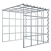 Gabiona Gabione Typ 4 (Zum Anbau in Länge & Höhe, 40 x 40 x 40 cm, Stahl, Maschenbreite: 100 mm, Maschenhöhe: 100 mm, Spirale) | BAUHAUS