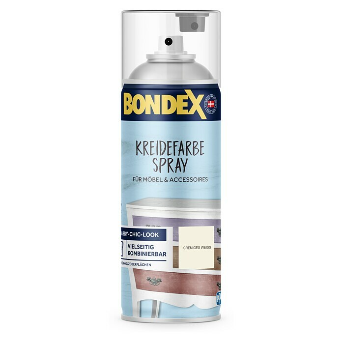 Bondex Peinture à la craie en spray Blanc crémeux