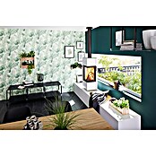 Marburg Avalon Vliestapete (Weiß-Grün, Floral, 10,05 x 0,53 m) | BAUHAUS