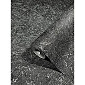 Marburg Vintage Deluxe Vliestapete (Anthrazit-Silber, Uni, 10,05 x 0,53 m) | BAUHAUS