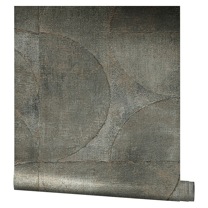 Marburg Vintage Deluxe Vliestapete (Grau-Anthrazit, Grafisch, 10,05 x 0,53 m) | BAUHAUS