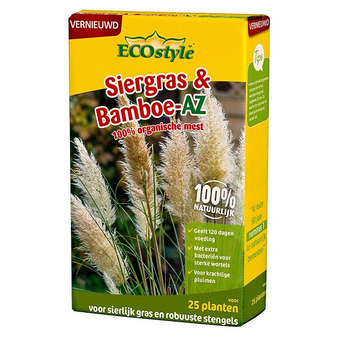 ECOstyle Tuinmest Siergras & Bamboe-AZ (800 g, Passend bij: 25 planten) | BAUHAUS