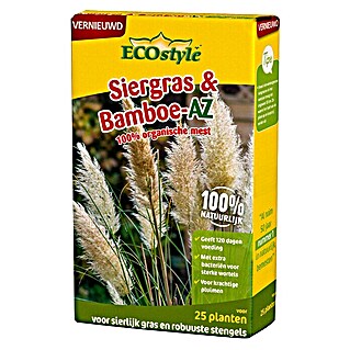 ECOstyle Tuinmest Siergras & Bamboe-AZ (800 g, Inhoud voldoende voor ca.: 25 planten)