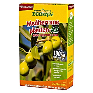 ECOstyle Mediterrane plantenmest - AZ (Inhoud voldoende voor ca.: 25 planten, 800 g)