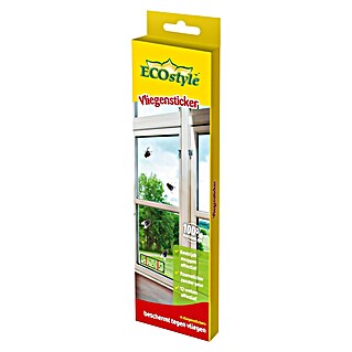 ECOstyle Raamsticker vliegende insecten (4 st., Kleefvallen)