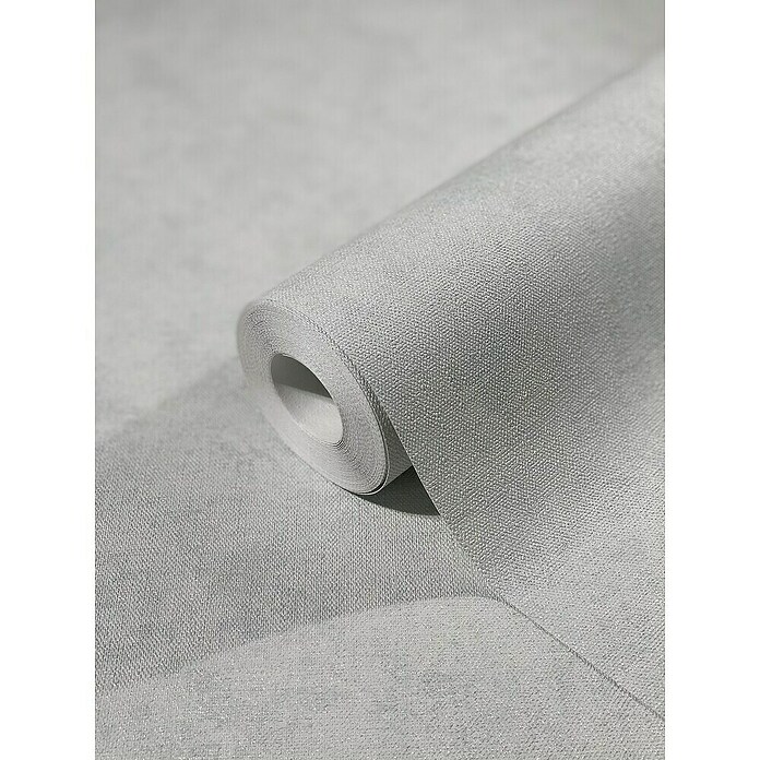 Marburg Shades Vliestapete (Weißgrau, Uni, 10,05 x 0,53 m) | BAUHAUS
