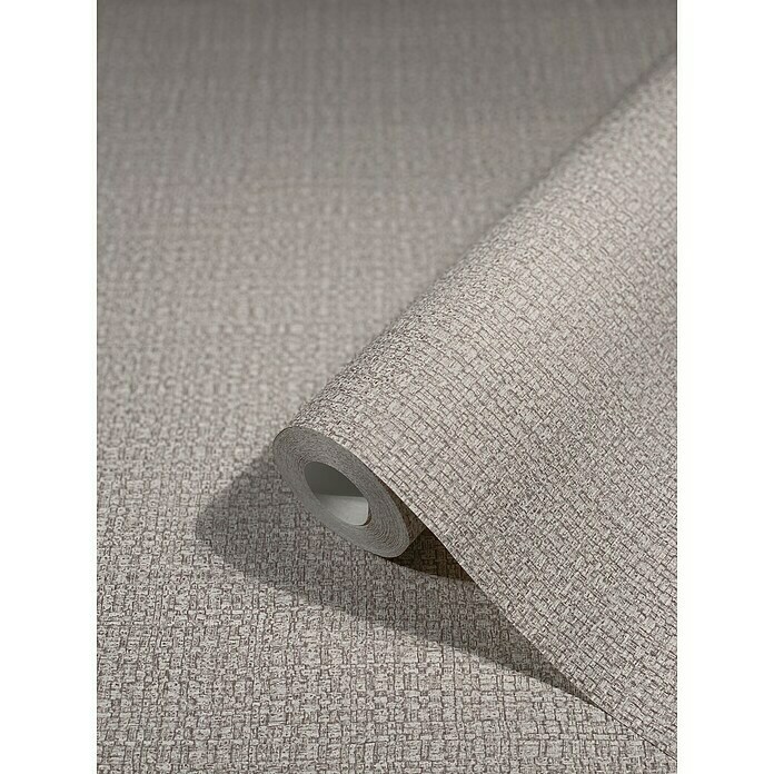 Marburg Vintage Deluxe Vliestapete Retro (Greige, Uni, 10,05 x 0,53 m) | BAUHAUS
