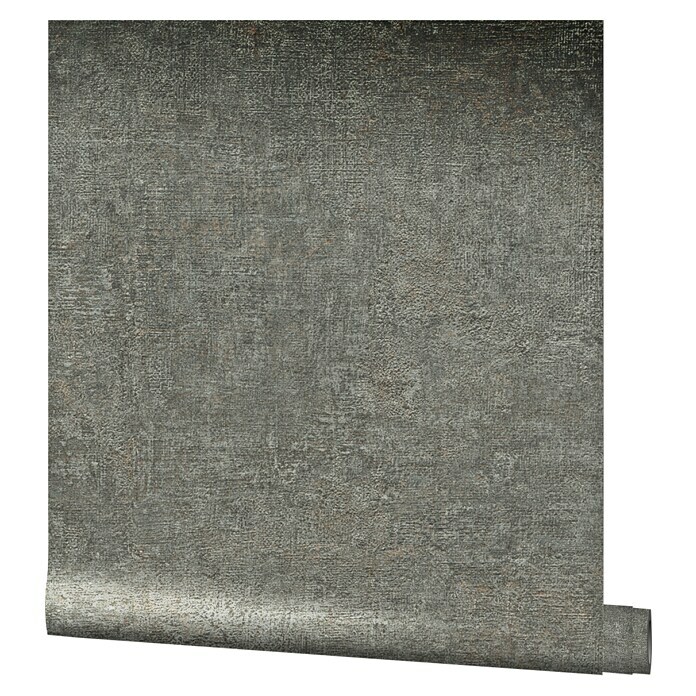 Marburg Vintage Deluxe Vliestapete (Grau-Anthrazit, Uni, 10,05 x 0,53 m) | BAUHAUS