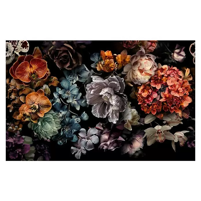 Marburg Smart Art Gallery Fototapete Blumen-Mix - B x H: 4,24 x 2,7 m, Vlies, Gesamtbild - Draufsicht