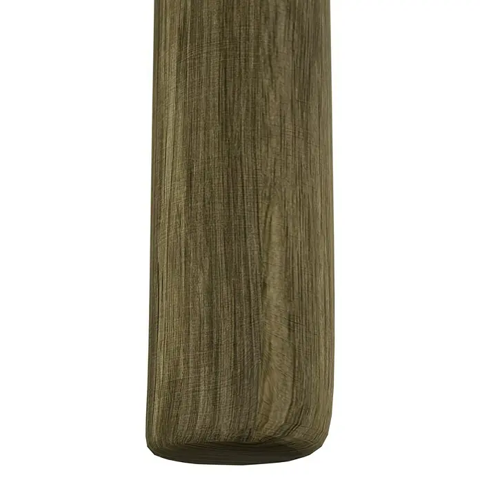 T & J Pfosten Rollo - 10 x 10 x 100 cm, Passend für: Rollo-Serie, Natur - Nahaufnahme eines Holzpfostens mit deutlicher Maserung, ideal für Texturen und rustikale Designelemente.
