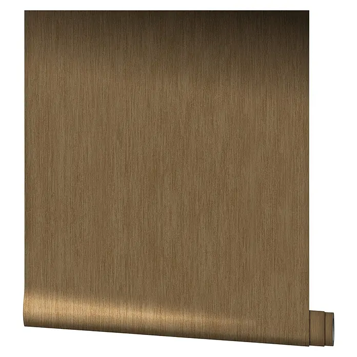Marburg Natural Opulence Vliestapete - Braun, Streifen, 10,05 x 0,7 m - Eine Rolle bronzefarbene Vinyltapete mit linearem Texturdesign. Ideal für ein modernes, stilvolles Interieur.