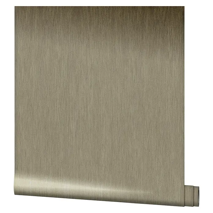 Marburg Natural Opulence Vliestapete - Beige, Streifen, 10,05 x 0,7 m - Nahaufnahme einer Rolle strukturierten Tapeten in neutraler Farbgebung, ideal für eine moderne Wandgestaltung.