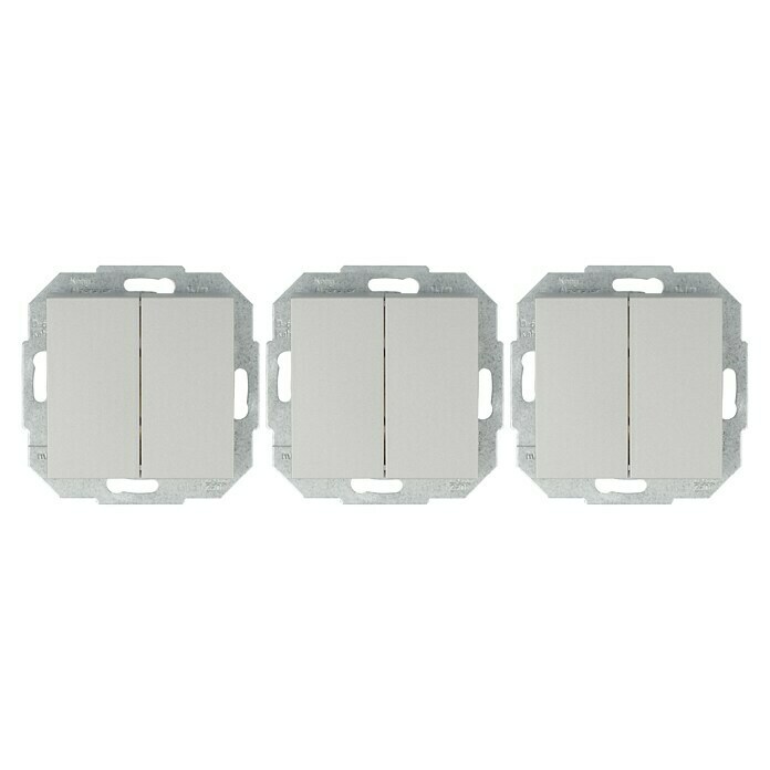 Voltomat Serienschalter (Silber, Unterputz, Kunststoff, 10 A)