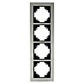 Voltomat FERA Abdeckrahmen Variante A (4-fach, Silber, Edelstahl, Unterputz)