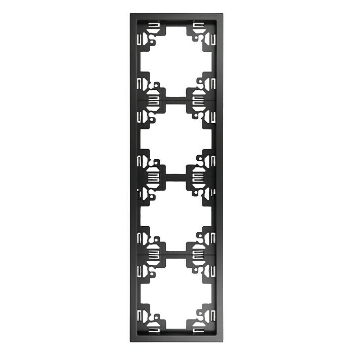 Voltomat Abdeckrahmen (Anthrazit, 4-fach, Kunststoff, Unterputz)