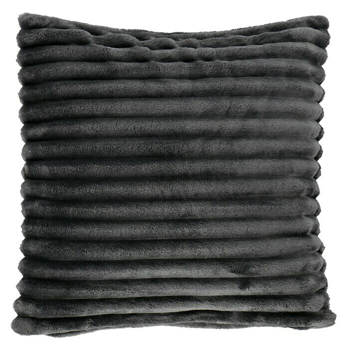 Kissen Tina (Charcoal Grey, 48 x 48 cm, 100 % Polyester) | BAUHAUS