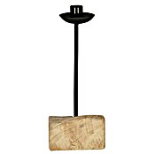 Kerzenhalter Teak (8 x 28 cm, Natur, Holz) | BAUHAUS