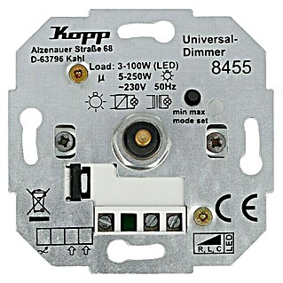 Kopp LED-Dimmer Universal RLC 100W (Unterputz, 3 W - 250 W)
