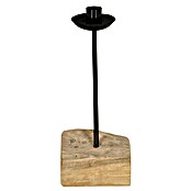 Kerzenhalter Teak (8 x 28 cm, Natur, Holz) | BAUHAUS