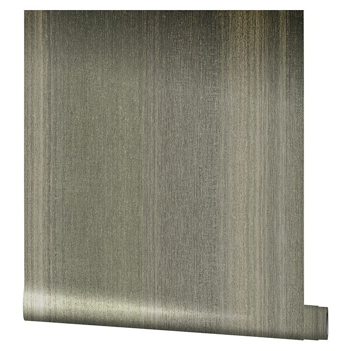 Marburg Vintage Deluxe Vliestapete (Grau-Gold, Streifen, 10,05 x 0,53 m) | BAUHAUS