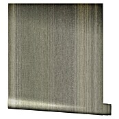 Marburg Vintage Deluxe Vliestapete (Grau-Gold, Streifen, 10,05 x 0,53 m) | BAUHAUS