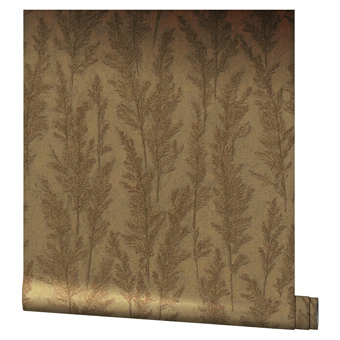 Marburg Natural Opulence Vliestapete (Gold, Floral, 10,05 x 0,7 m) | BAUHAUS